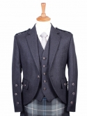 Kilt Jacket- Charcoal Arrochar Tweed