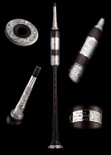 Naill long size blackwood Sterling Silver Presentation Practice Chanter