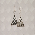 Sterling Silver Celtic trioangle earrings