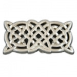 buckle - for trousers.  Rectangle Knot