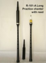 Gibson Long size Poly Practice Chanter, stainless steel ferrule