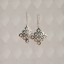 Sterling Silver Celtic Diamond Knot earrings